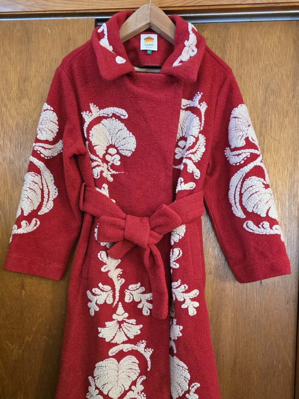 FARM Rio Red Embroidered (Helen) Coat - Picture 2 of 10